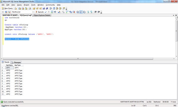 SQL Server Integration Services (SSIS) - For Loop task in SSIS Packages