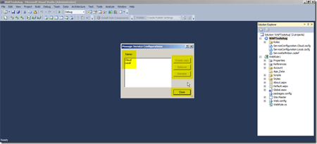 configuration files in windows azure