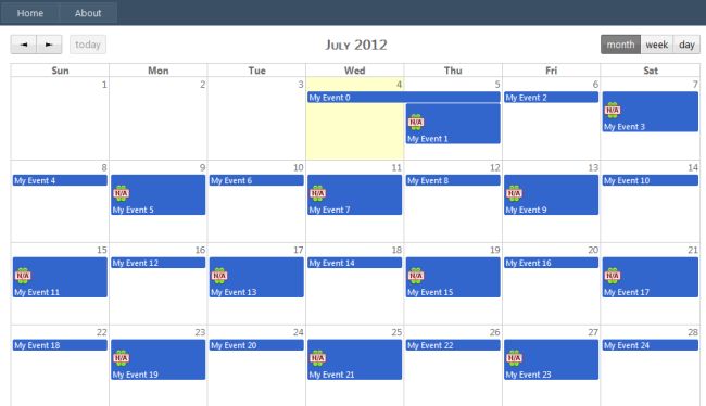 Jquery Full Calender Integrated With ASP.NET