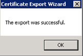 Certificate Export Wizard Sharepoint