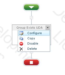  Group Exists UDA  in Workflow