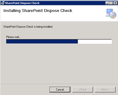 SharePoint Dispose Checker Tool
