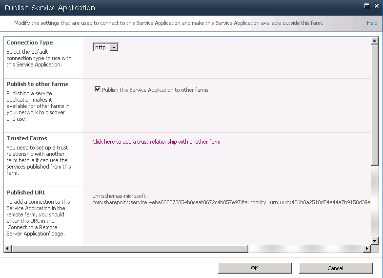 publish server application sharepoint 2010