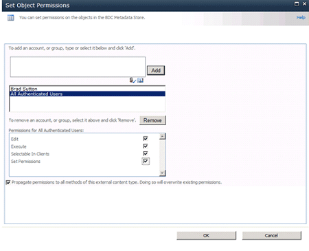 sharepoint object permission