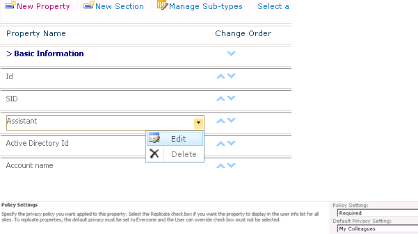 Set Privacy Policies for User Profile Properties in SharePoint 2010 using PowerShell