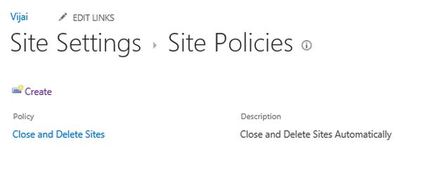  Site Policy