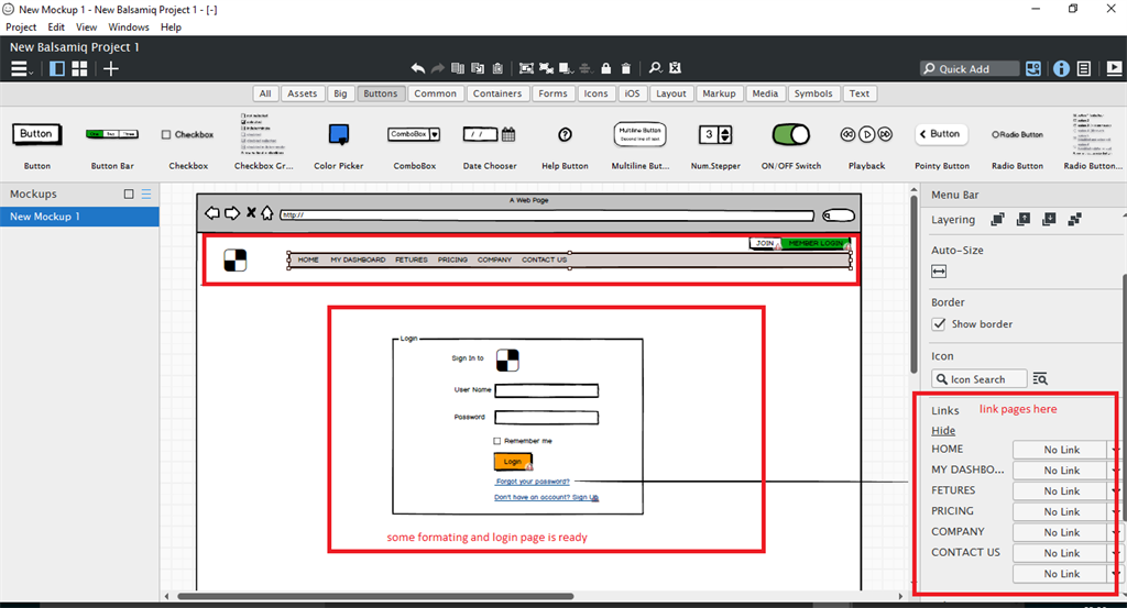 Working With Wireframes