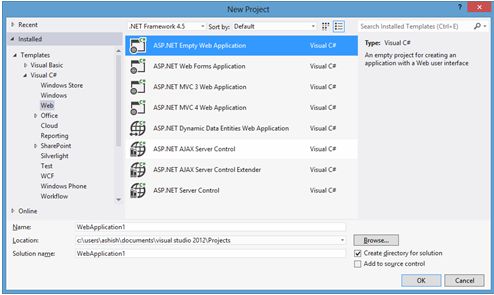Web Application Projects and Web Site Projects in Visual Studio