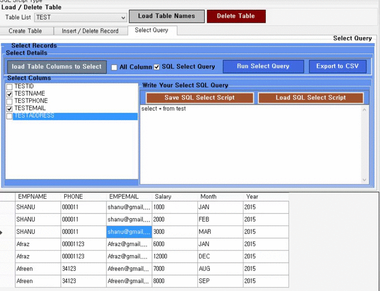 Easy SQL Server Tool Using C#