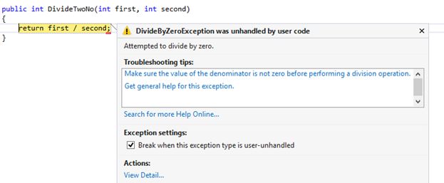 running the application