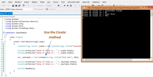 Tuples in C#