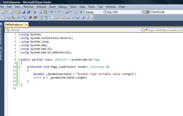 Var Vs Dynamic Keywords In C#