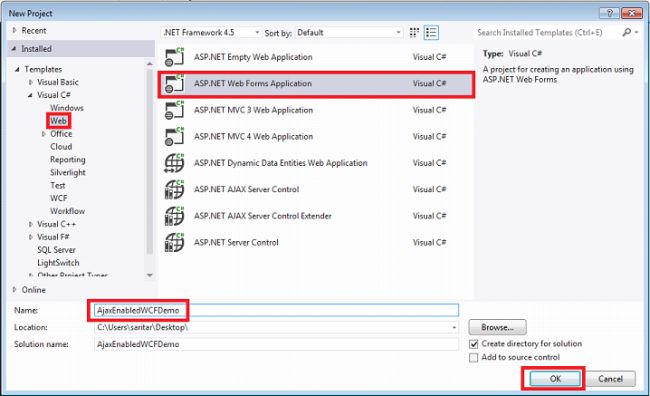 AJAX-Enabled WCF Service Using JSON