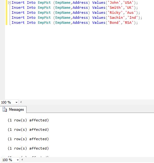 Use Stuff Function In SQL Server