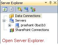 server explorer