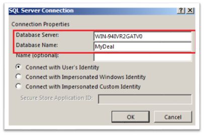 BCS Using SQL Server in SharePoint 2013