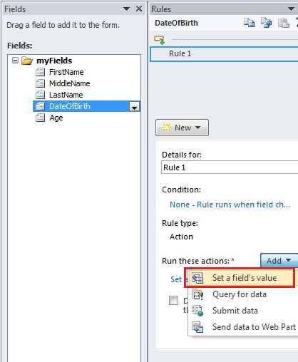 infopath 2013 tutorial sharepoint: Calculate Age in Year in InfoPath Form in SharePoint 2010