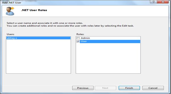 Add the created user in sharepoint