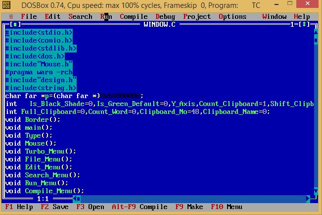 How to Use Visual Screen Display (VSD) In Turbo C/C++ Software Using C ...