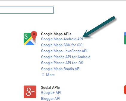 Google Maps Android AP