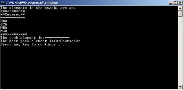 Working With Stack In C#