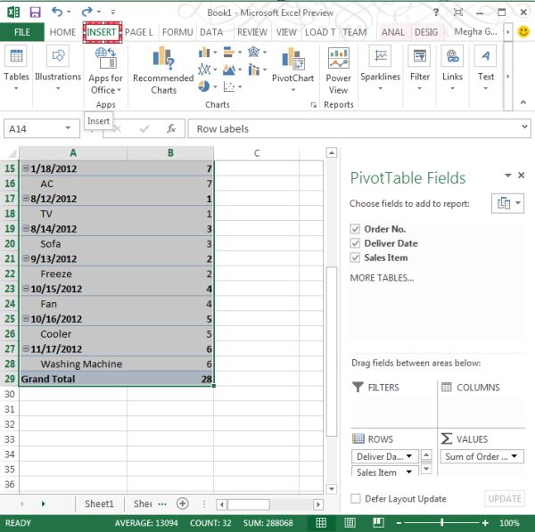 learning pivot tables in excel 2013 learning pivot tables in excel 2013