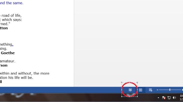 Working With Read Mode in Word 2013