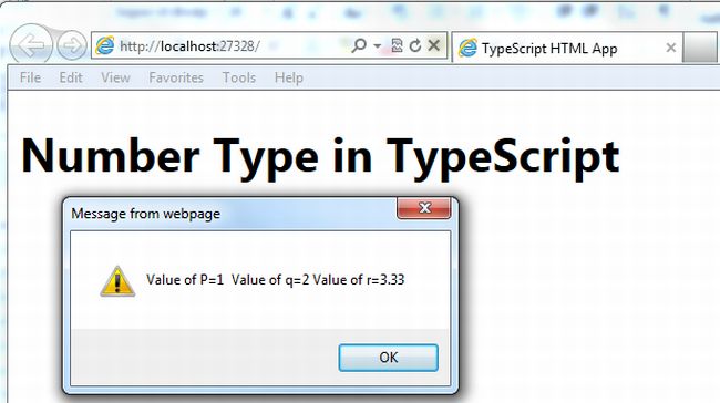 Primitive Types in TypeScript