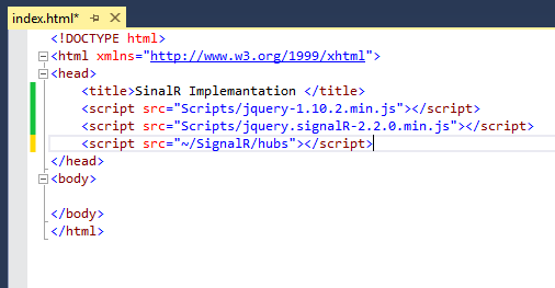 An Implementation of SignalR Using Visual Studio 2013 (Dealing With ...