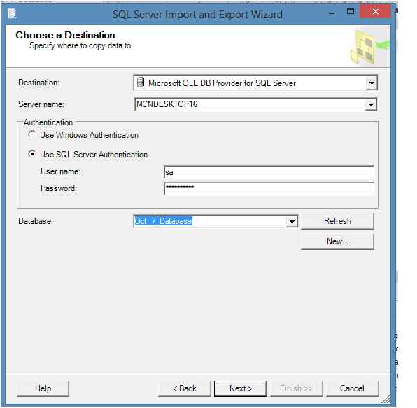 Import Data From A Text File Into SQL Server Database