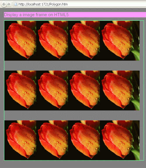 Create Image Frame Gallery Using HTML5