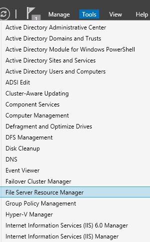 File Server Resource Manager