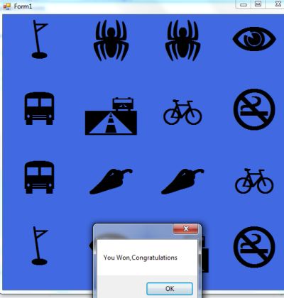 Confirmation message