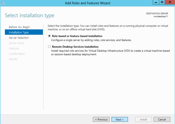 Installation Type
