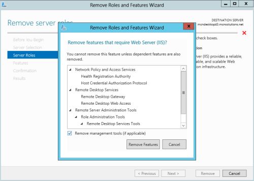 How To Remove IIS On Windows Server 2012
