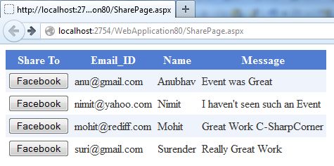 post on fb using grid