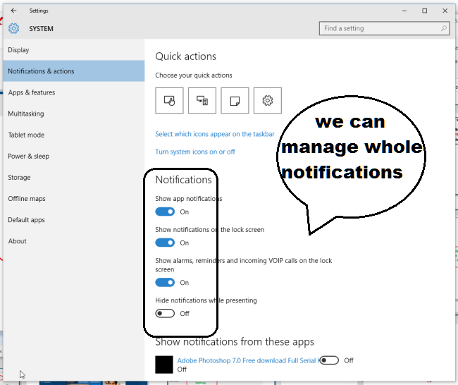 Notifications Change
