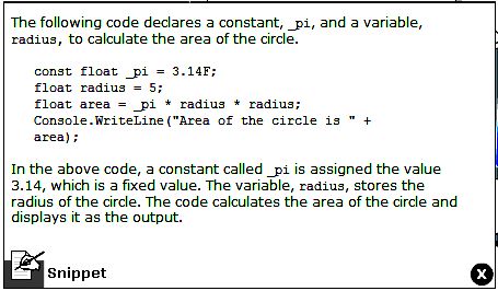 Fundamentals of C#