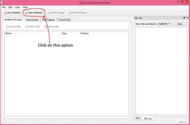 tool to open sqlite database tool to open sqlite database