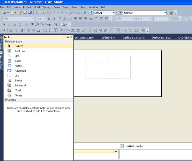 Report Viewer Control in VS 2010