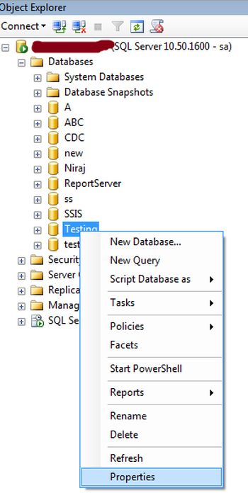 SQL Server Database Files