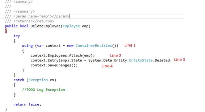Connected And Disconnected Scenarios in Entity Framework