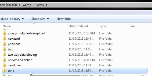 put on www directory