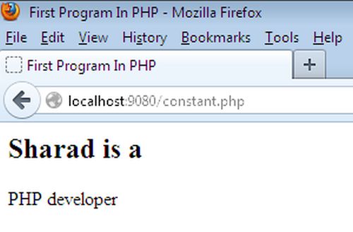 Using Constants and Variables to Add Functionality in PHP