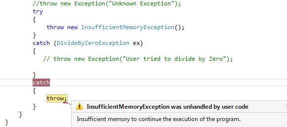 Exception Handling in C# and .NET