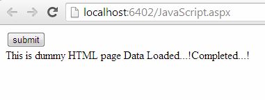 Callback function of load function