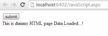 jQuery Ajax Load Method