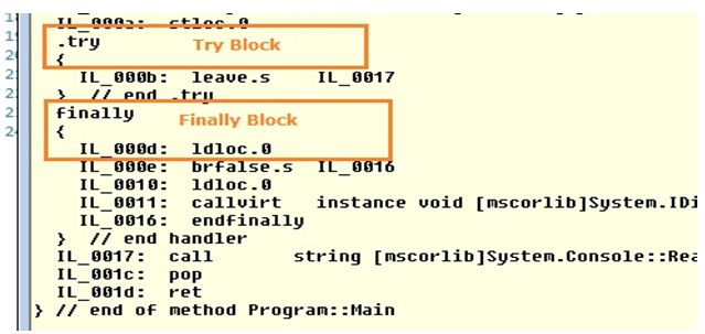 Using Block in C# Behind the Screen