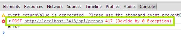 Handle exception in proper way