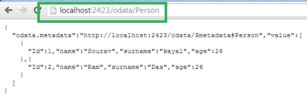 Odata service